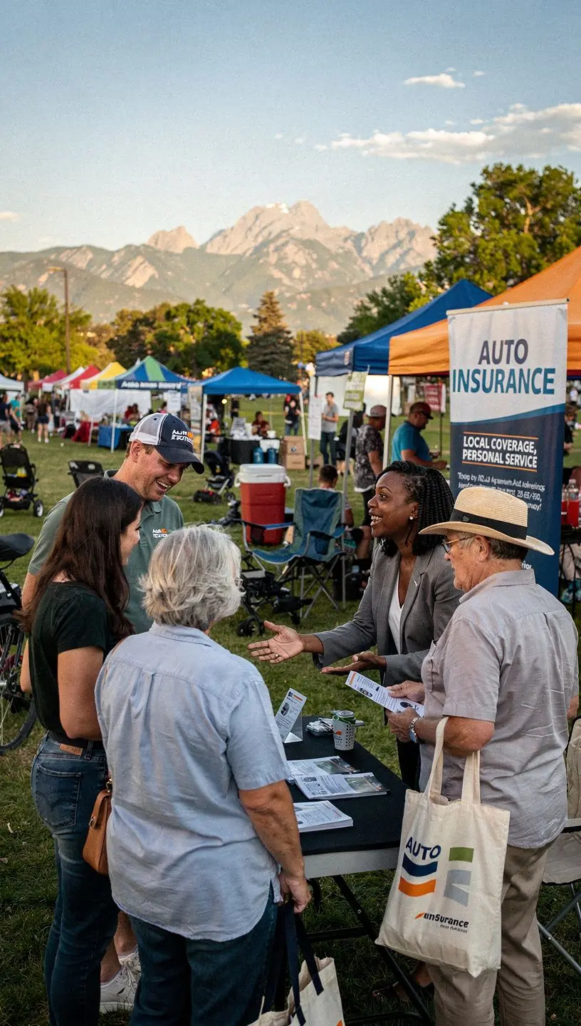 Kierowca korzystający z aplikacji mobilnej do porównywania ofert ubezpieczeń.
