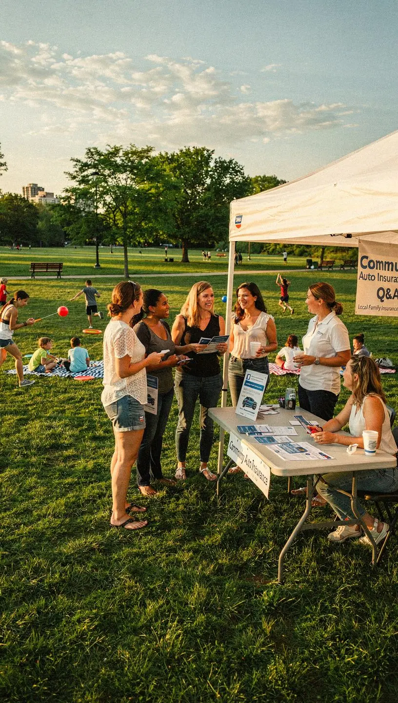 Pracownik firmy ubezpieczeniowej pomagający klientowi w wyborze odpowiedniego ubezpieczenia.